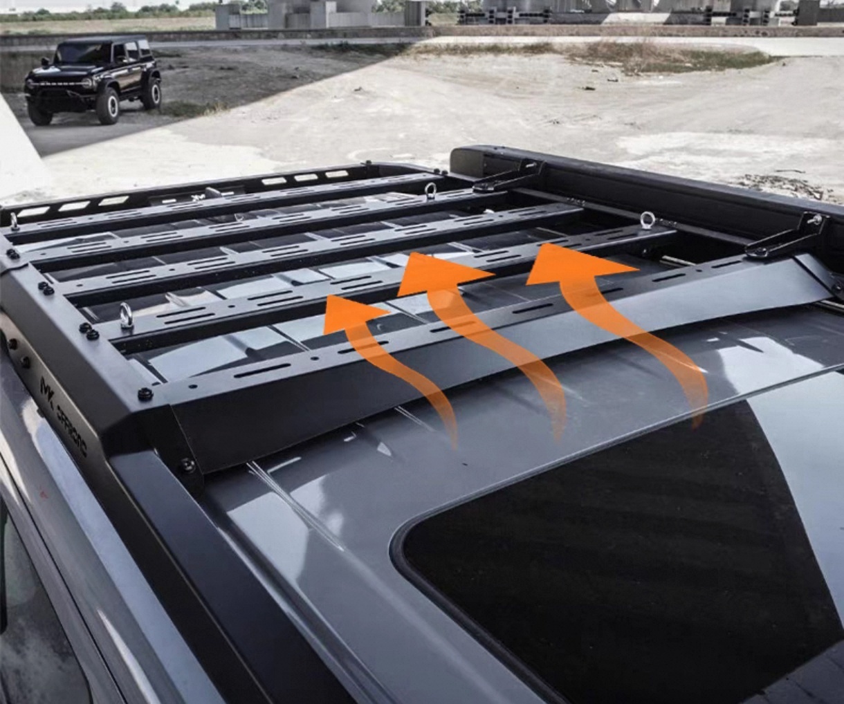 Tank 300 Усиленный багажник Meika G2 экспедиционный 4