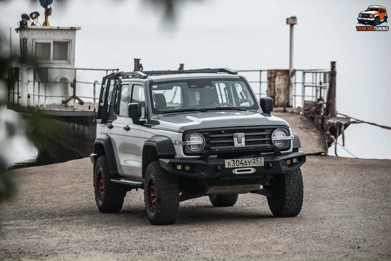 Tank 300 Комплект усиленный багажник + лестница MK OFF-ROAD